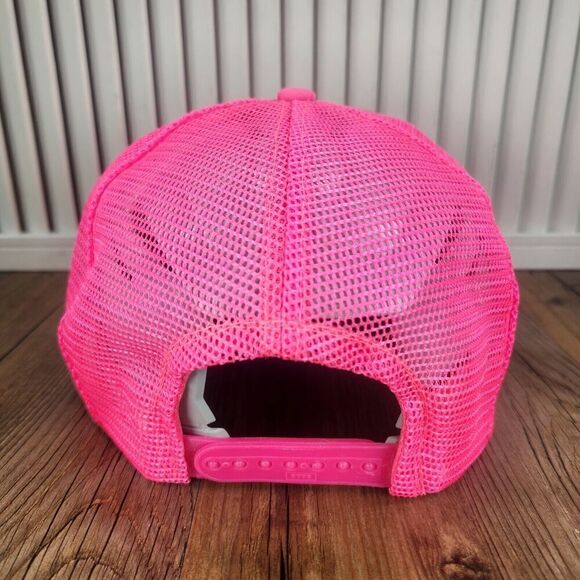 VTG Hercules Tires "Something better in a tire" Snapback Trucker Hat Cap Pink - Picture 5 of 11